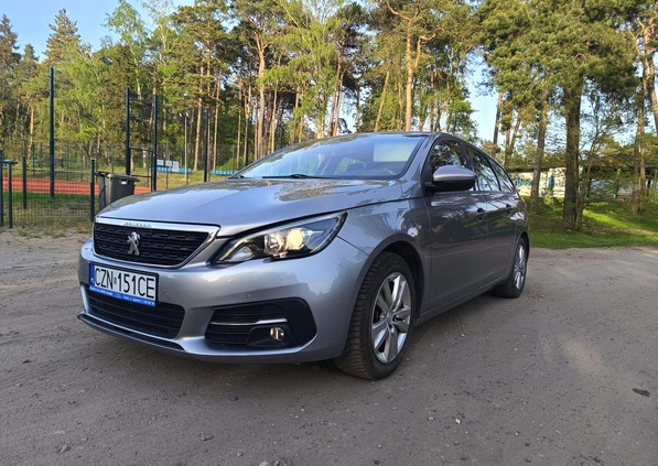 Peugeot 308 cena 42999 przebieg: 144000, rok produkcji 2018 z Łabiszyn małe 172